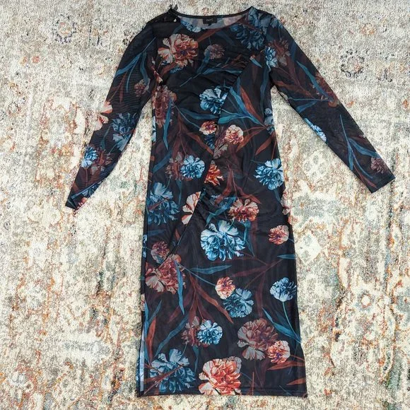 navy blue dress with orange flowers Next Direct | Dresses | Next Navyorangeblue Floral Dress Size